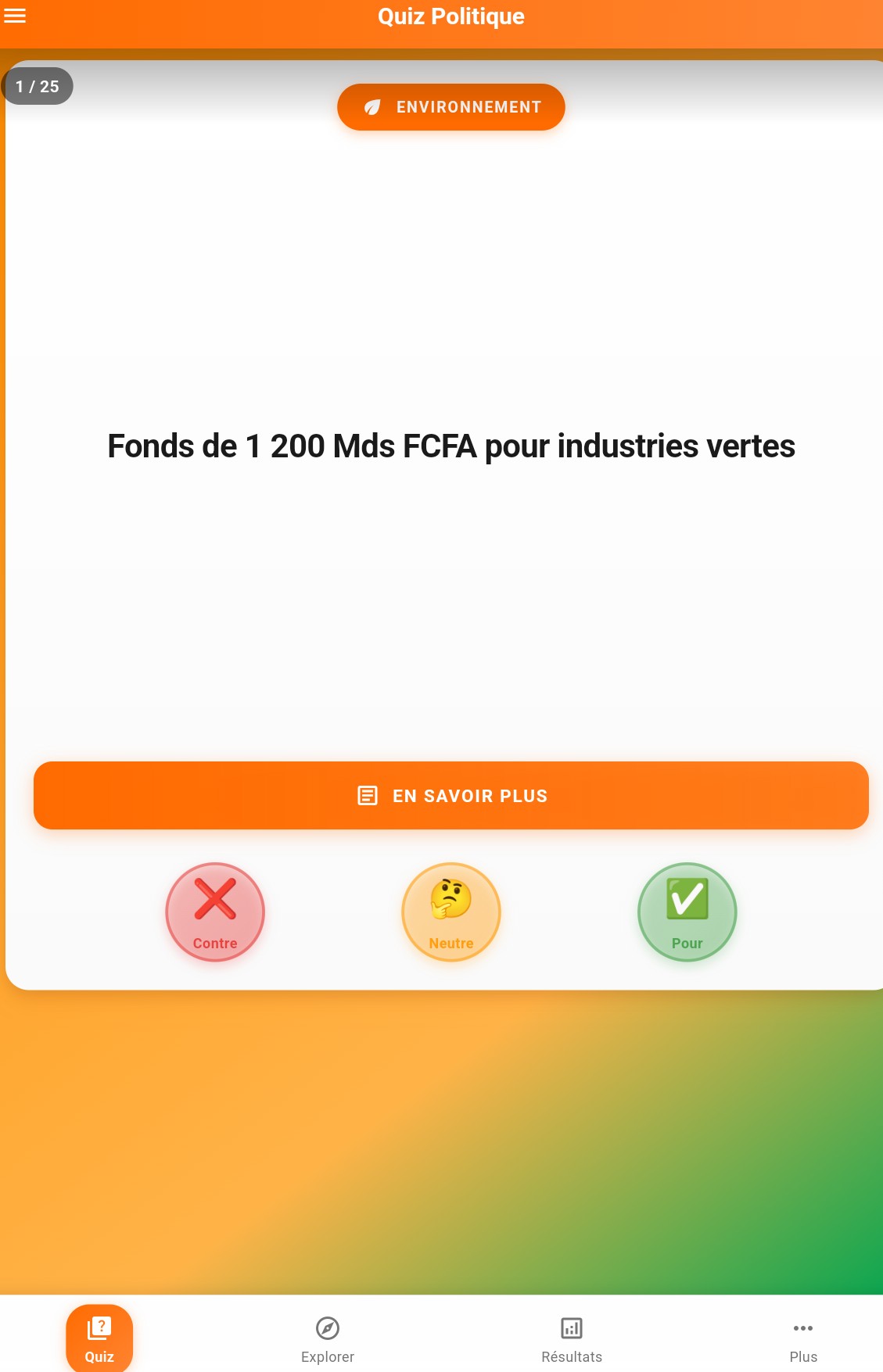 Explorer les propositions